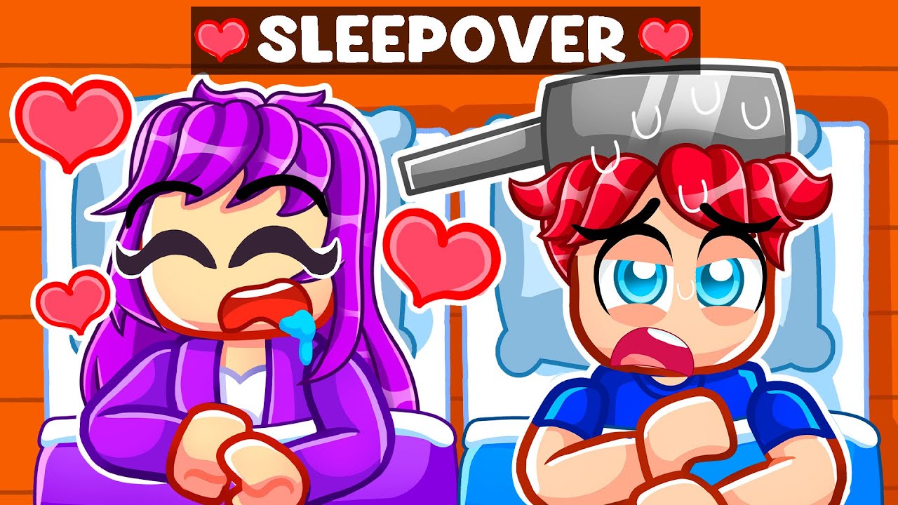 Gara & Kylie SLEEPOVER in Roblox!