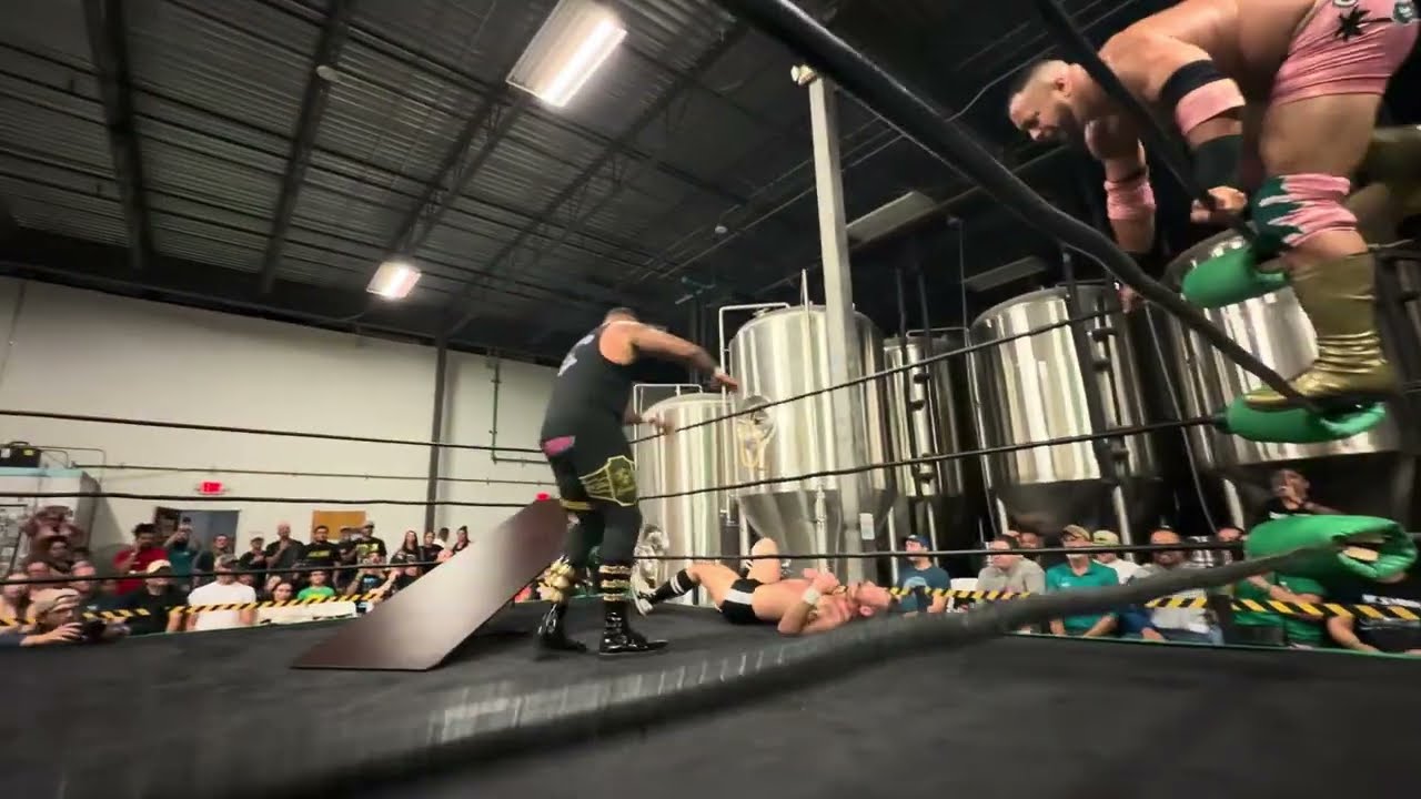 SHOCKWAVE: Infinite Championship TABLES Match - BIG TITO vs CHA CHA CHARLIE vs JACOB WALKER