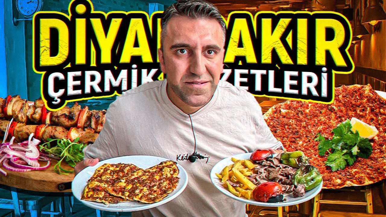 DİYARBAKIR ÇERMİKTE 1 GÜNDE NE YENİR ? Diyarbakır Çermik Lezzet Rehberi 2 !