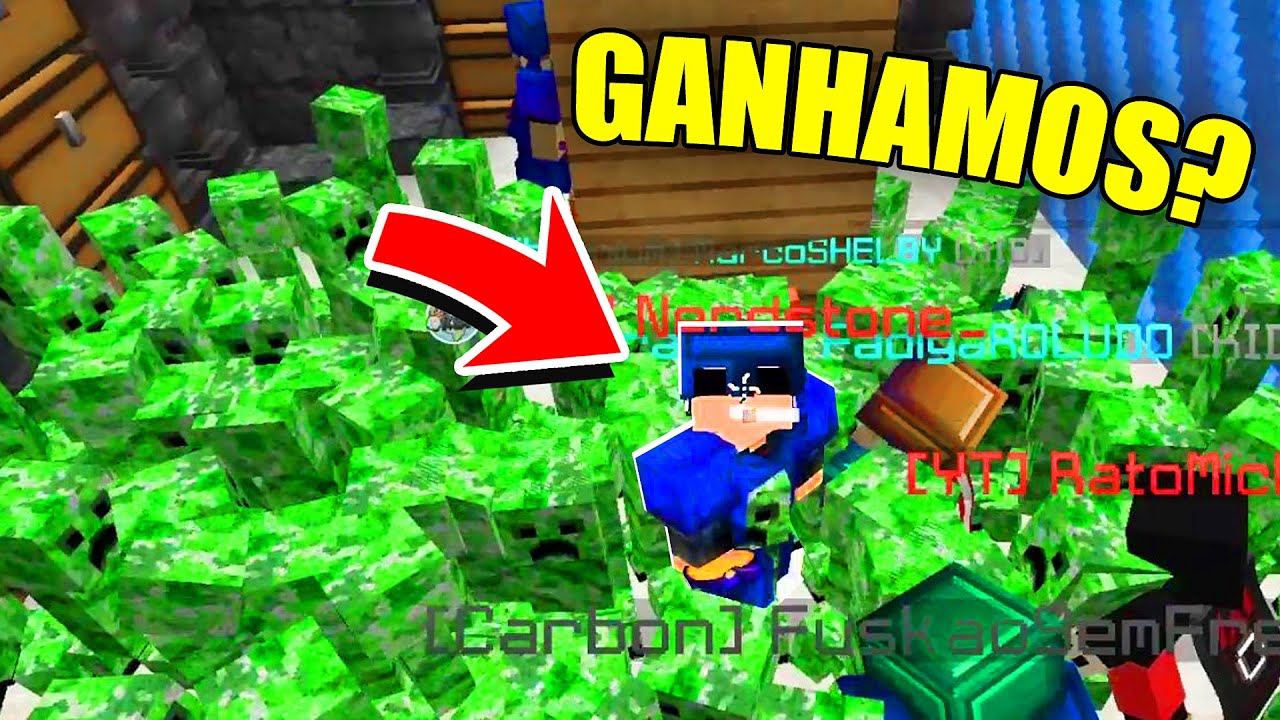 ⭐Minecraft : Invasão com packs de creeper e resultado do torneio! - FACTIONS FUTURE #09