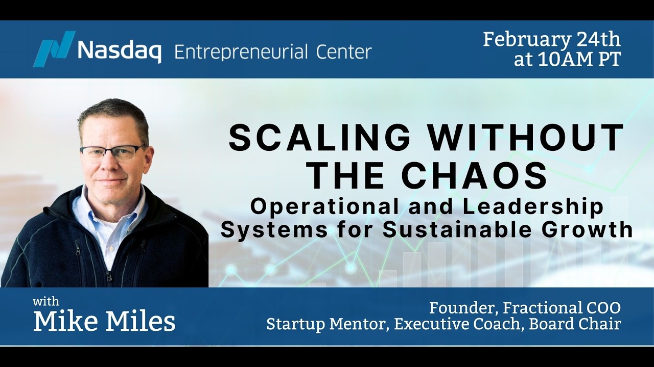 Scaling Without the Chaos: Operational and Leadership Systems for Sustainable Growth