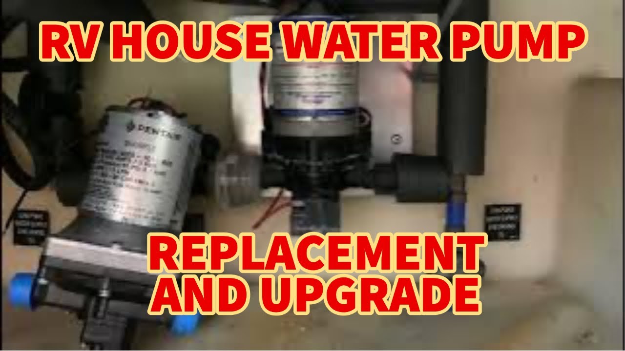 RV Water Pump Replacement and Upgrade
