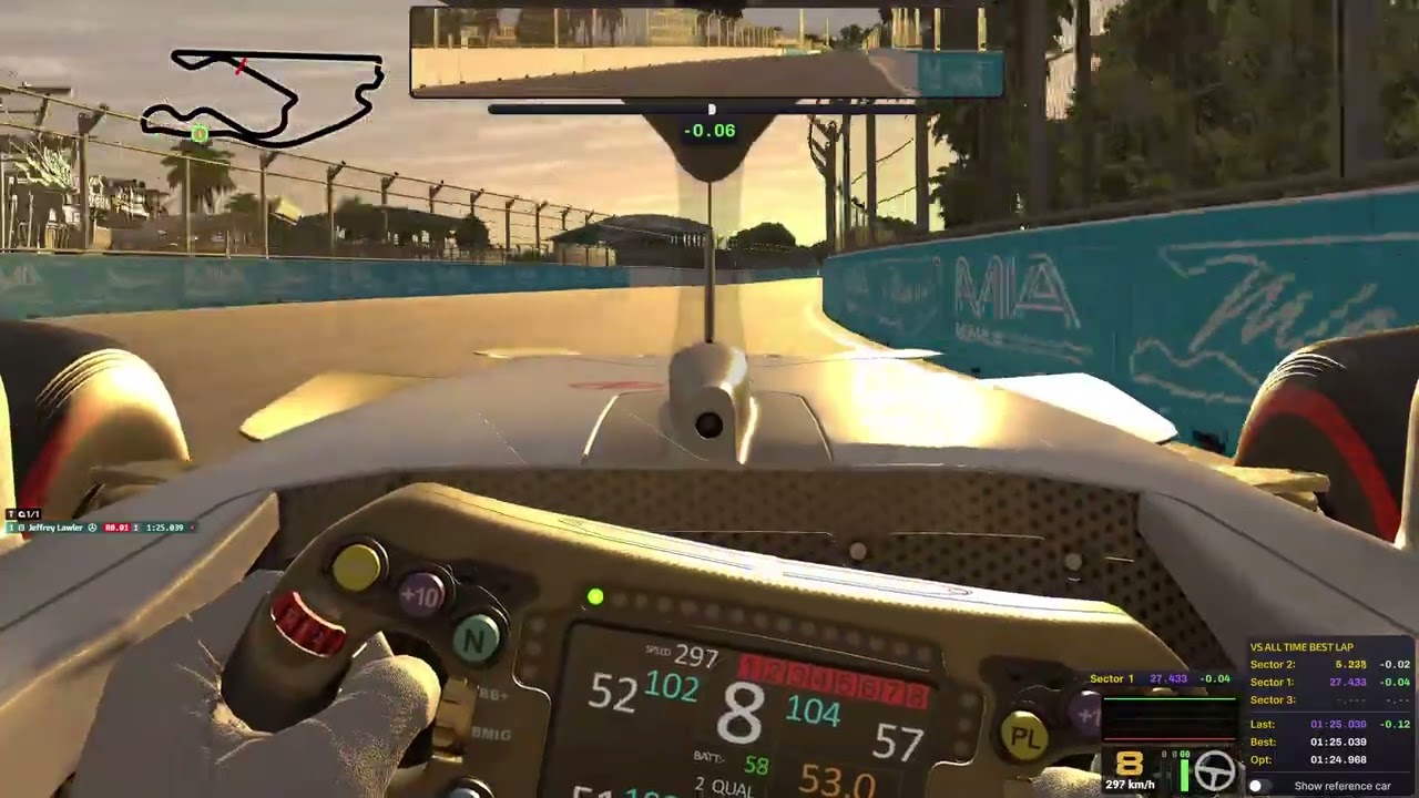 iRacing W12 Miami World Record 1:24.728