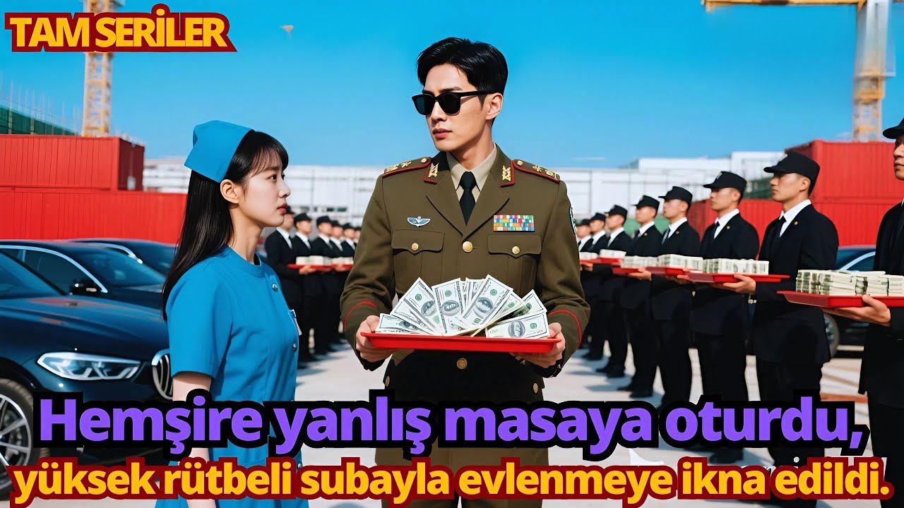 🌺  Hemşire yanlış masaya oturdu, yüksek rütbeli subayla evlenmeye ikna edildi. #dizi #drama