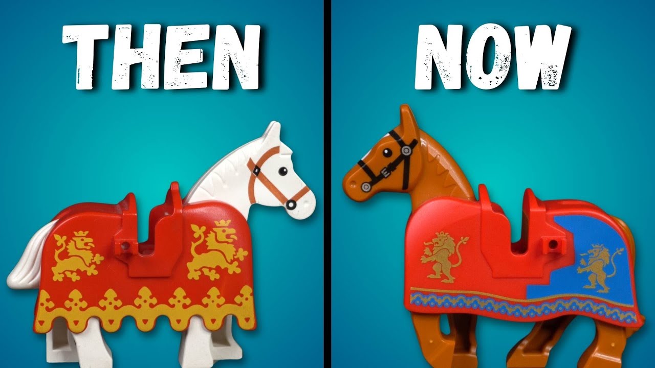 Every LEGO Castle Horse Barding and Helmet