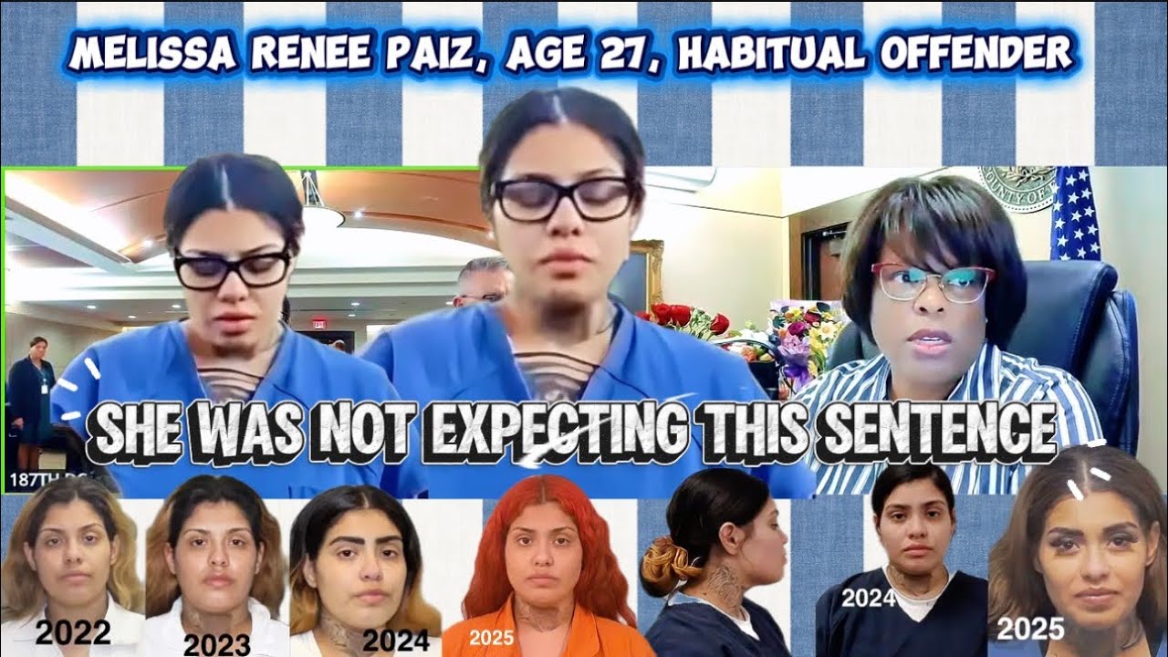 Judge Boyd sentences Melissa Renew Paiz to sentence she was not ready for!