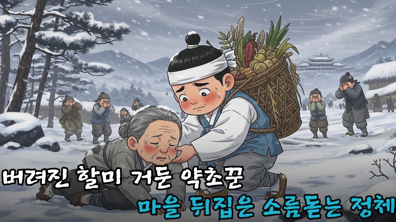 모두가 외면한 눈보라 속 버려진 할머니를 거둔 약초꾼! 밝혀진 할머니의 충격적인 정체 |야담|만담|수면동화|잠안올때|옛날이야기|