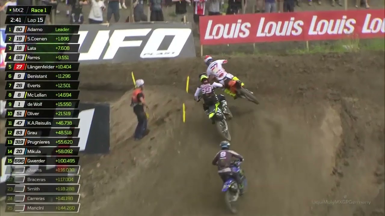 Simon L&auml;ngenfelder was on a mission in MX2 Race 1! #LiquiMolyMXGPGermany