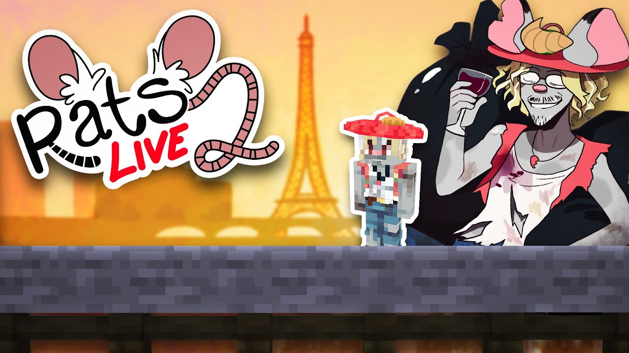 Garbage Rat RETURNS | RatsSMP Paris Ep1 🔴🐀