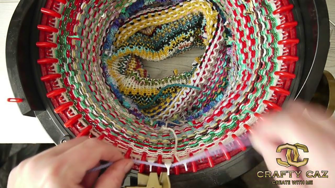 Is this the UGLIEST Beanie ever made? Addi & Sentro scrap yarn beanie fun #knitting