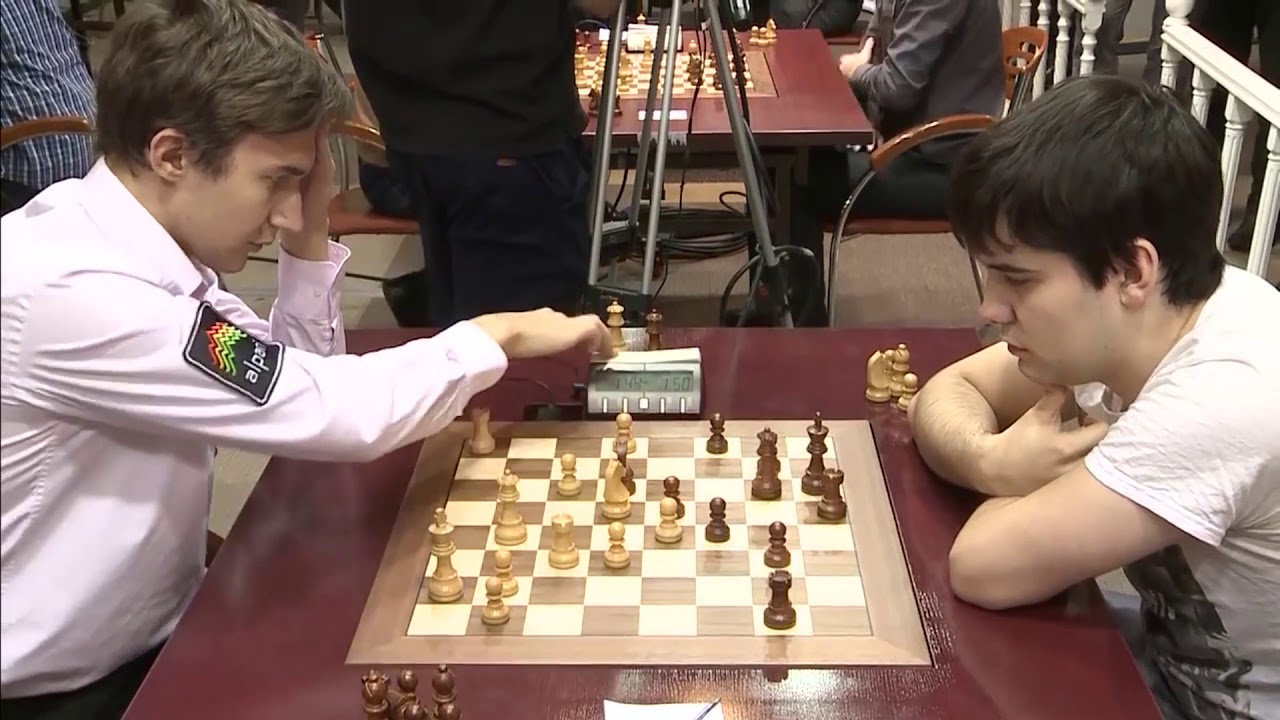 GM  Karjakin (Russia) - Nepomniachtchi (Russia) FF Aeroflot Blitz