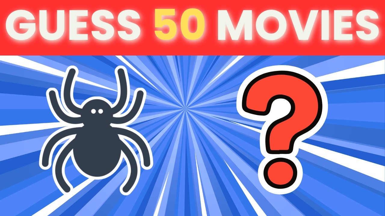 GUESS 50 MOVIES BY EMOJI 🍿 | EASY → IMPOSSIBLE QUIZ