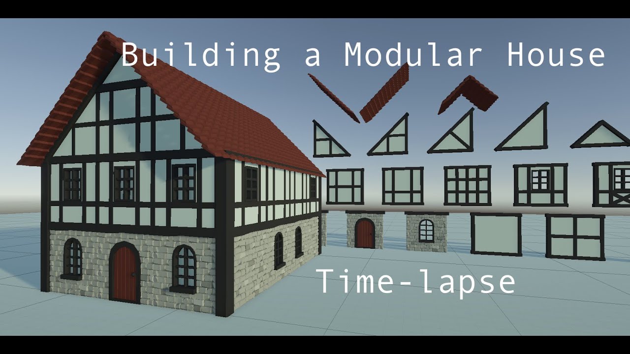 Building a Modular Half-timbered House