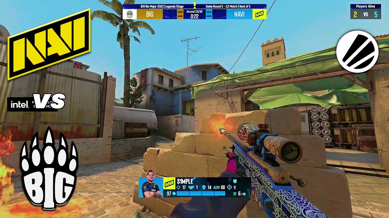 NaVi vs BIG - HIGHLIGHTS - IEM Rio Major 2022 | CS:GO