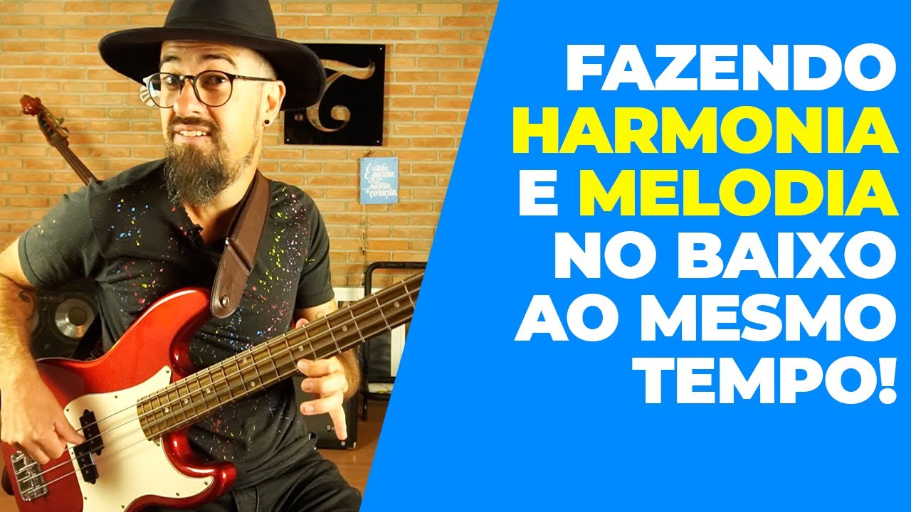 FAZENDO HARMONIA E MELODIA NO BAIXO AO MESMO TEMPO! | Ep426