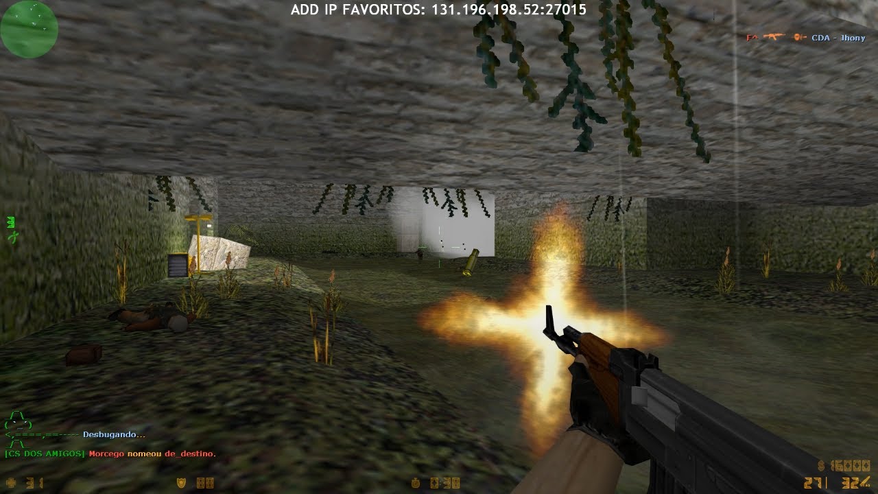 Counter Strike 1.6 ( Gameplay 201 - Steam ) de_Aztec