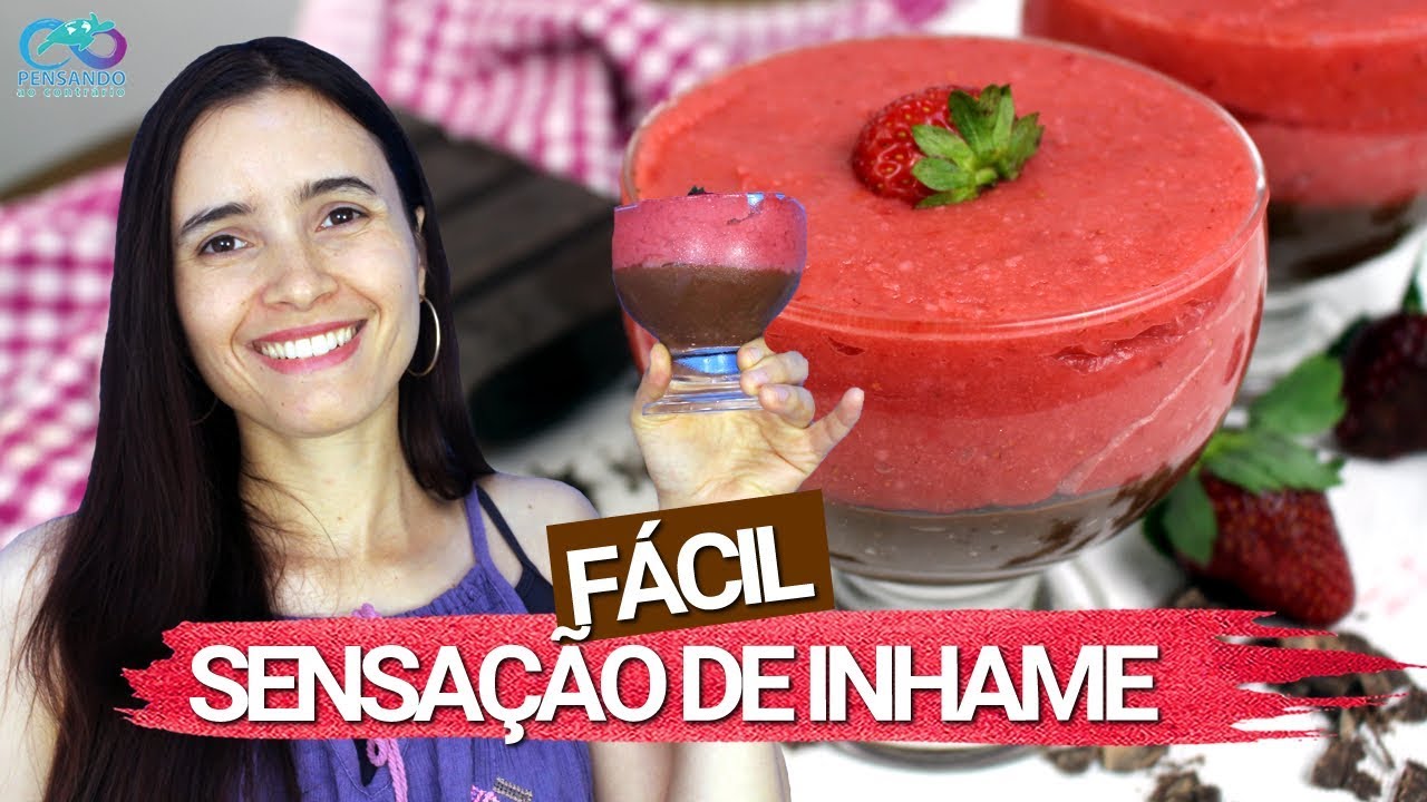 A MAIS FÁCIL Sobremesa sensação | FEITA COM INHAME | Super saudável e vegana