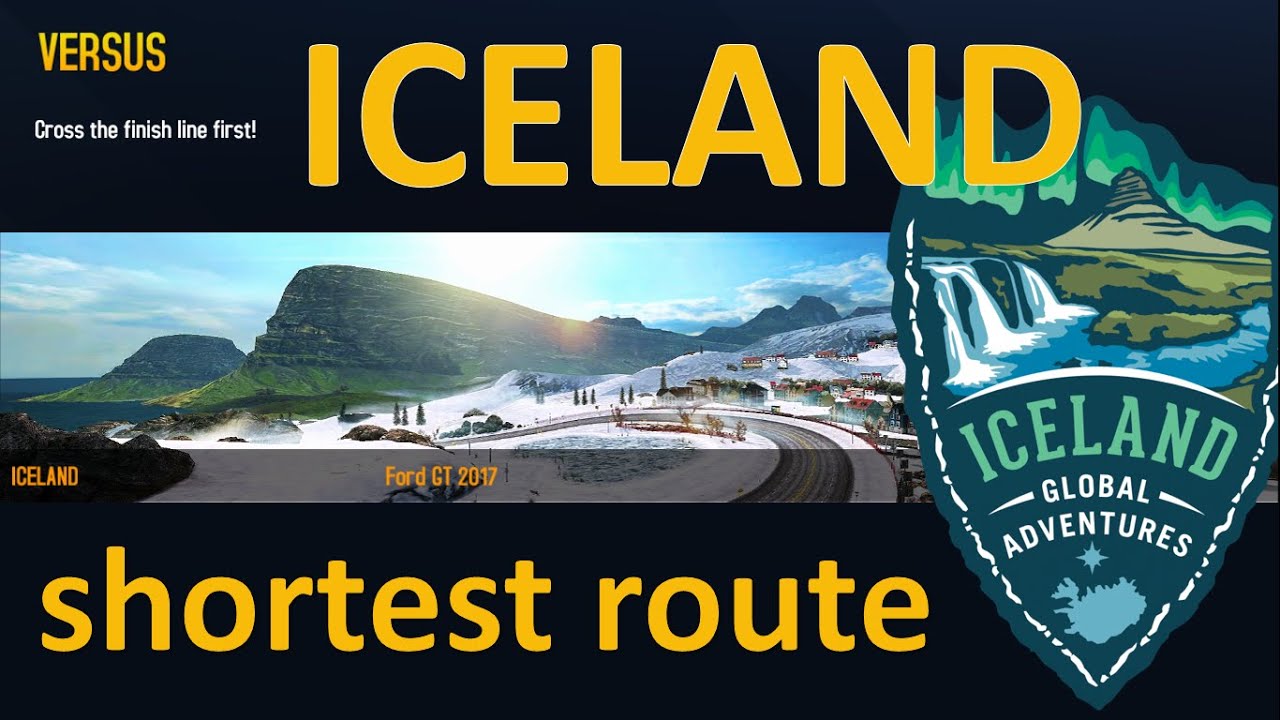Asphalt 8 - ICELAND Shortest Route