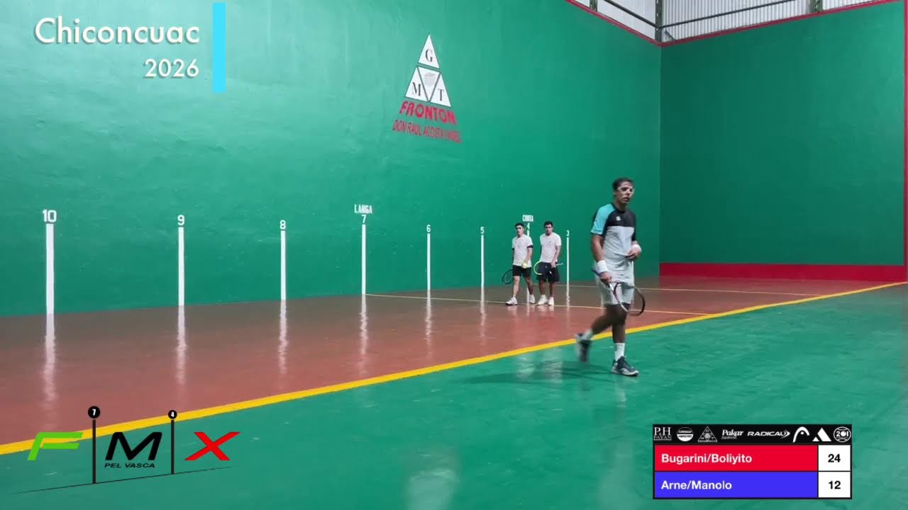 Abierto De Frontenis Frontón Acosta 2026 Bugarini/Boliyito VS Arne/Manolo