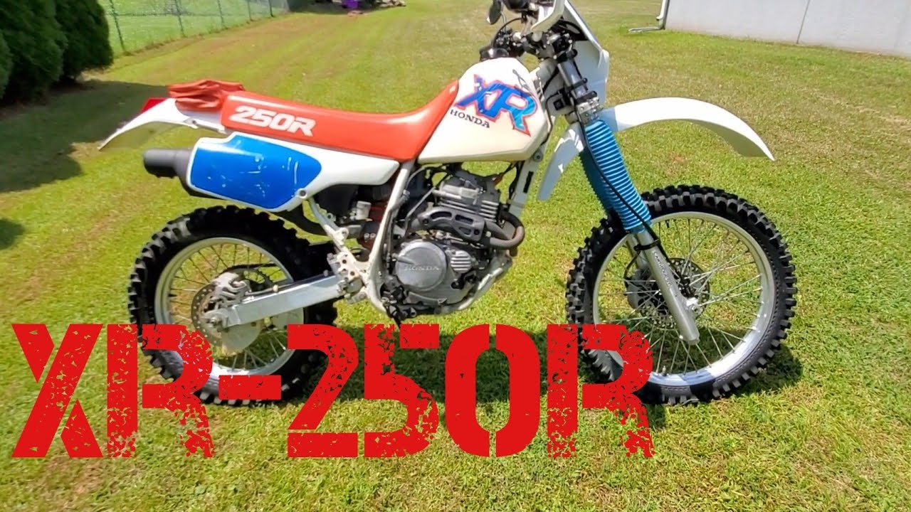 HONDA XR 250 - Cold Start - Startup Walk Around Review & how to start
