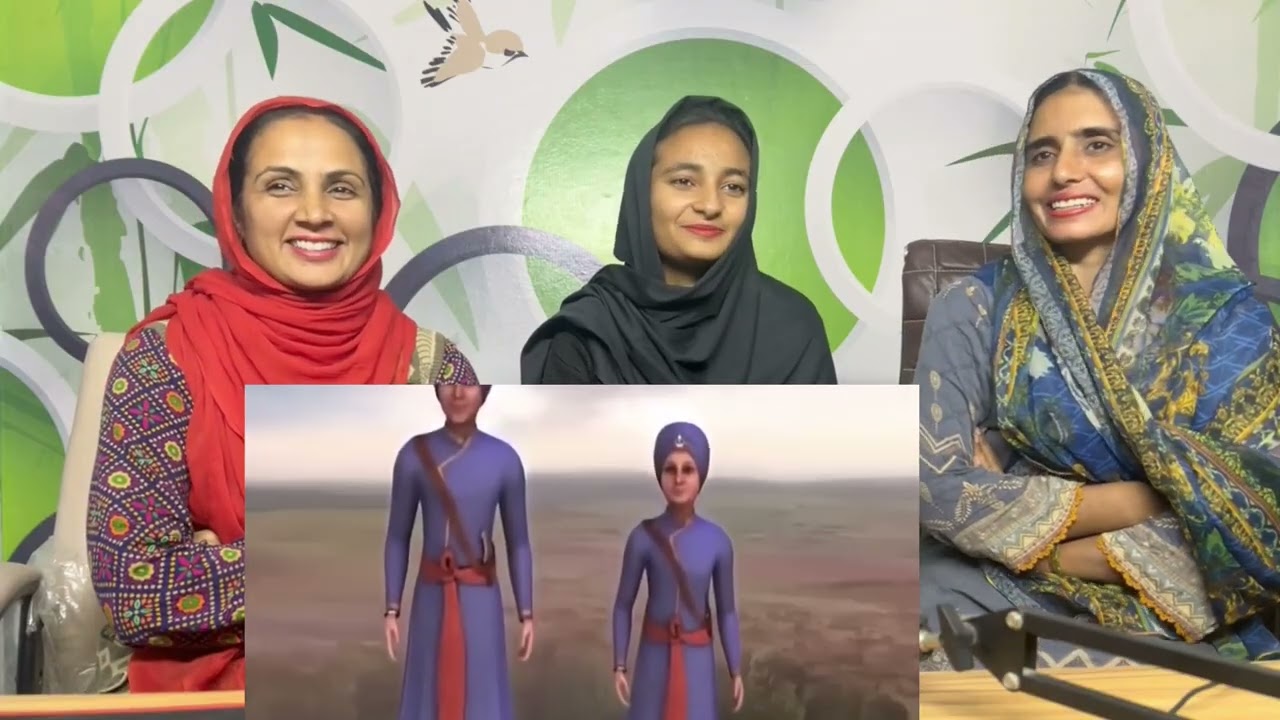 Chaar Sahibzaade | PART 3 || Full Punjabi Animated Movie || Pakistani Girls Reaction
