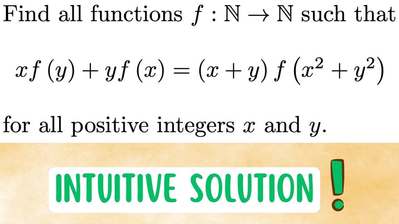 How to Approach Tricky Functional Equations? | Olympiad Math!
