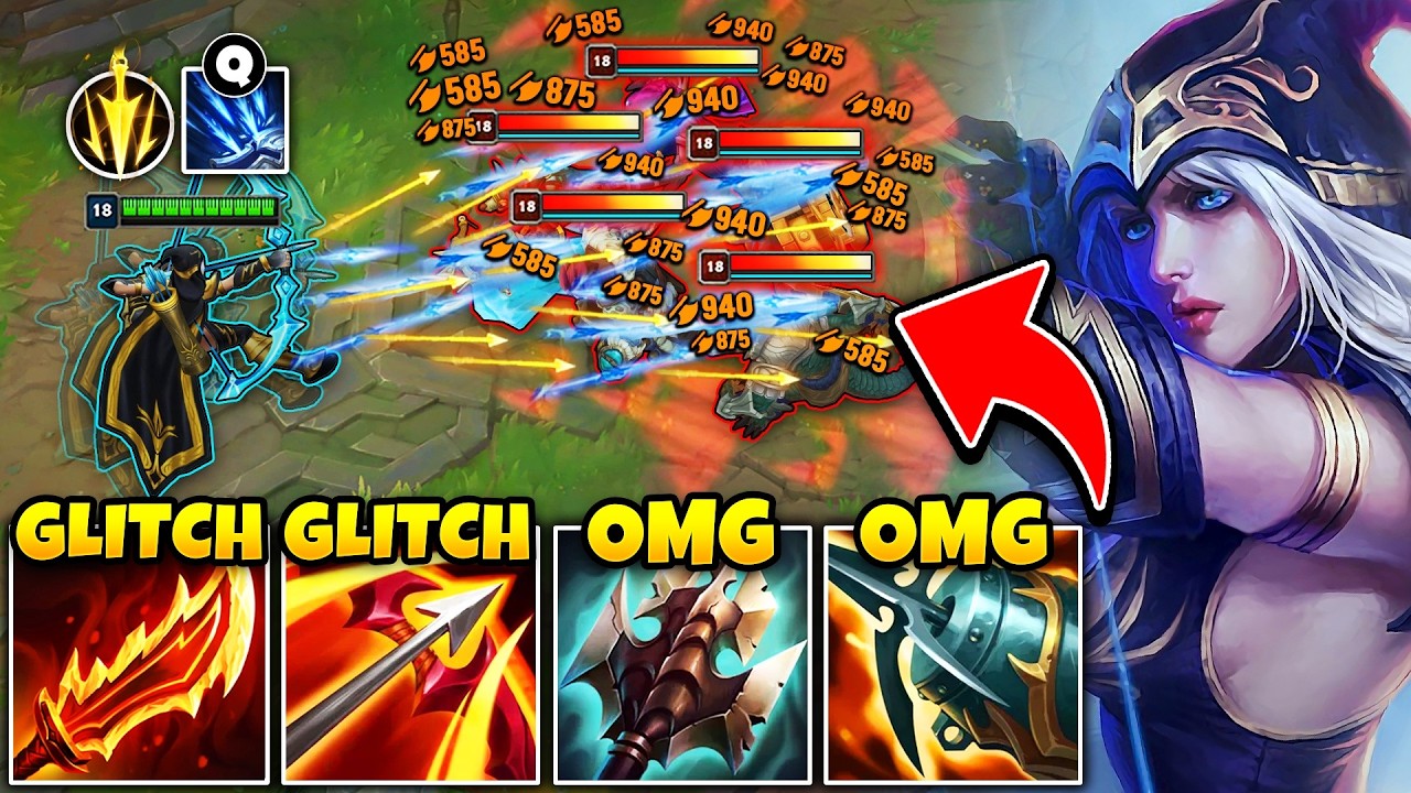 THIS ASHE BUILD IS BASICALLY A DAMAGE GLITCH... (TRIPLE SPLASH AUTOS)