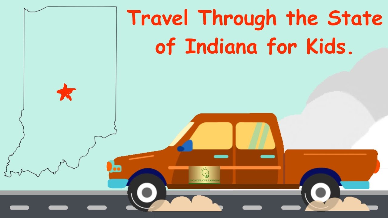 Travel Through the State of Indiana for kids.