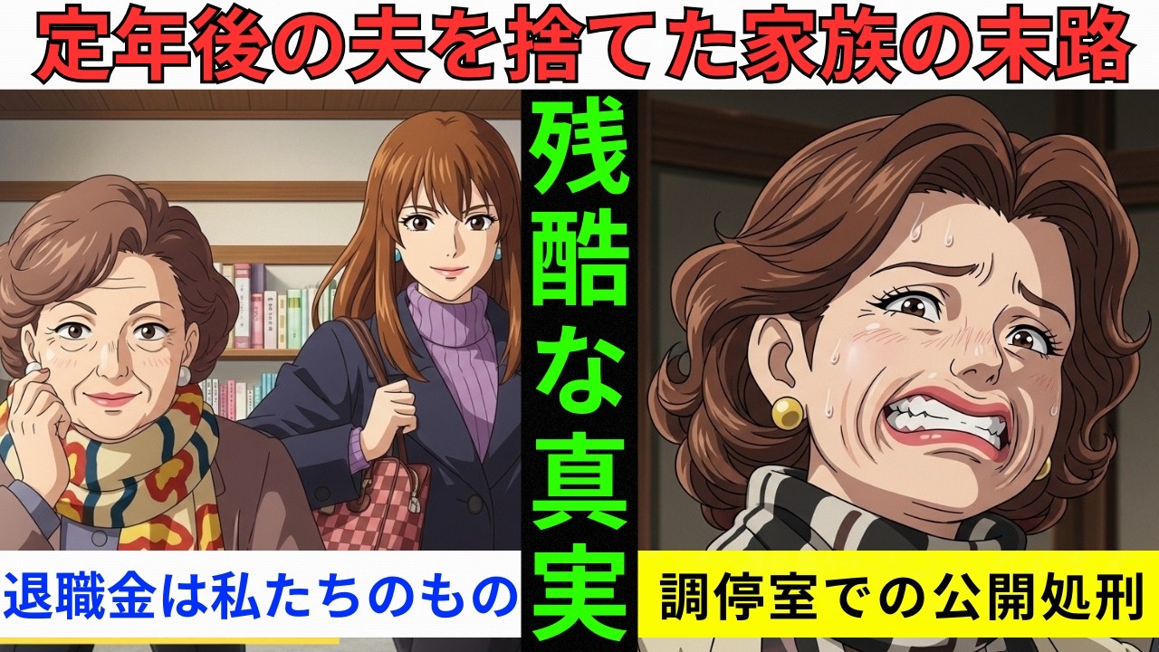 【漫画】「年金分割で離婚」を夢見た妻の悲劇…夫を認知症に仕立て資産を奪おうとした家族への残酷な報復【老後の法律】