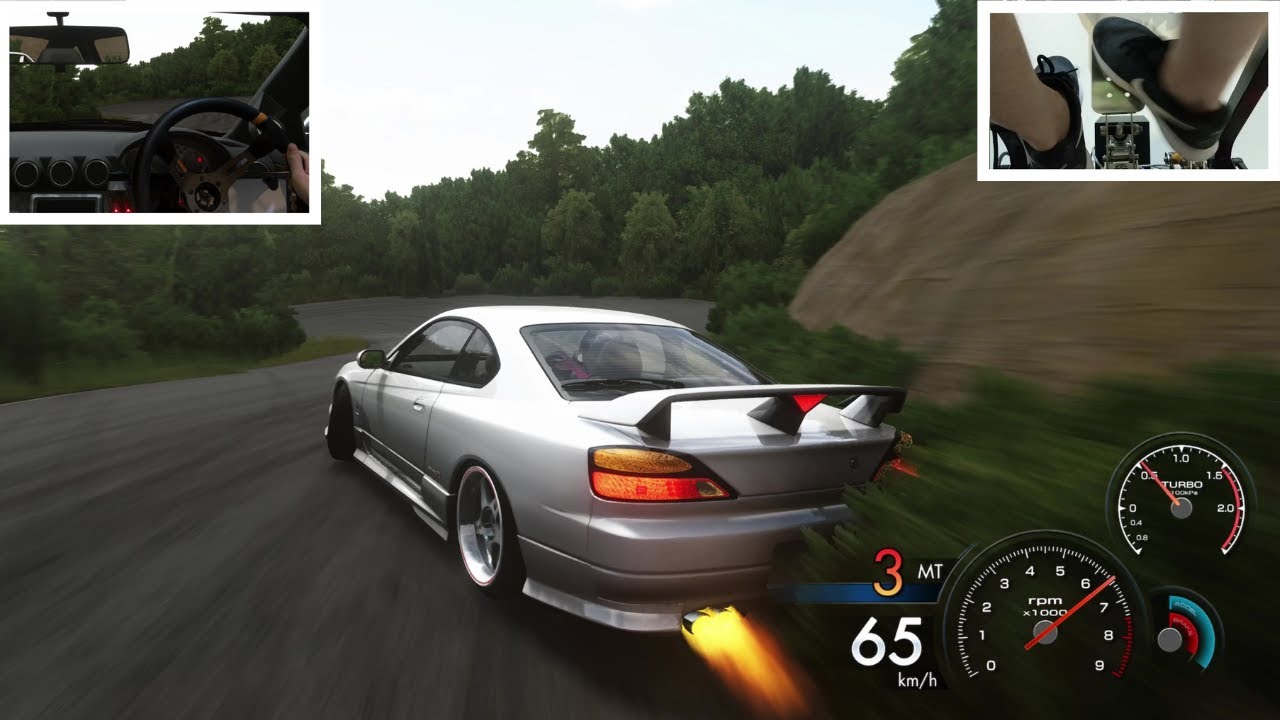 NEW Ebisu Touge Track 2023! Drifting with S15 - Assetto Corsa 4K