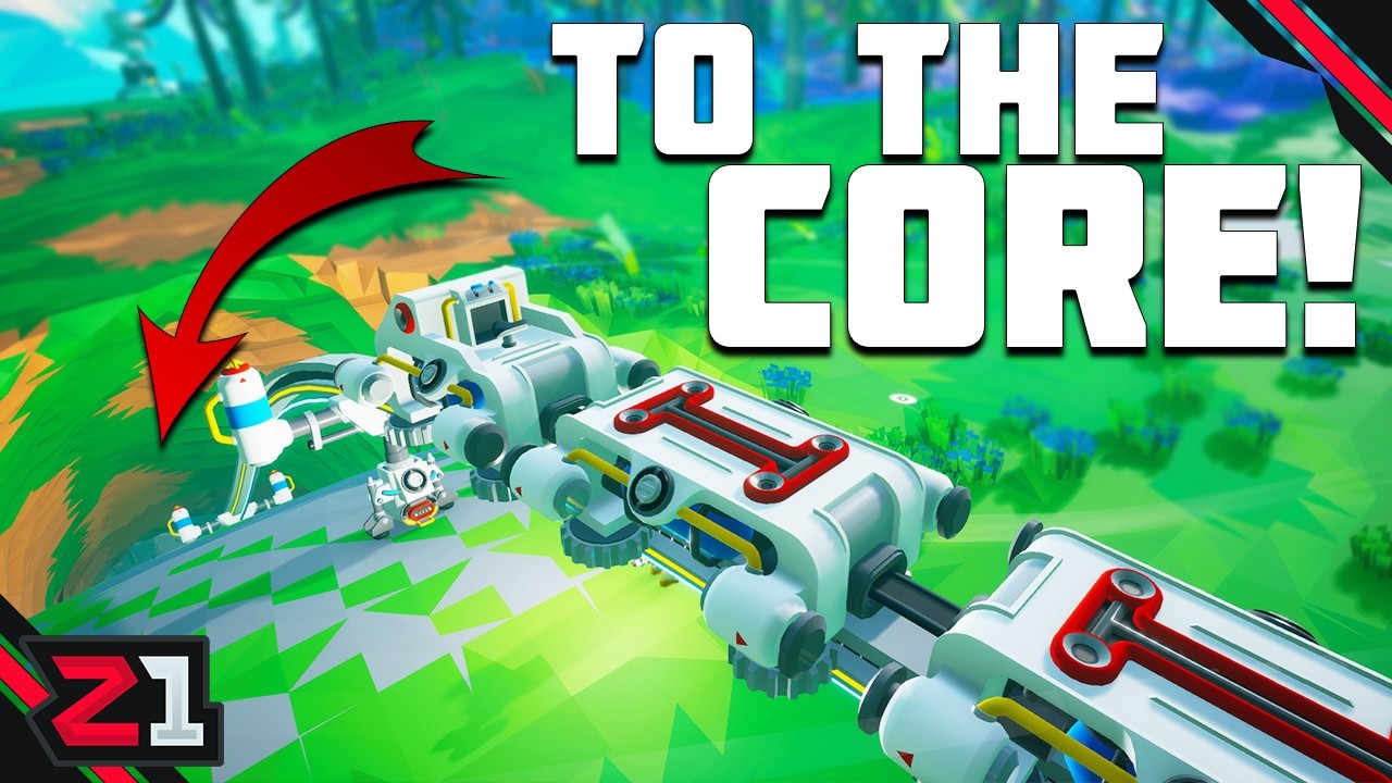 Taking A TRAIN To The CORE OF THE PLANET !