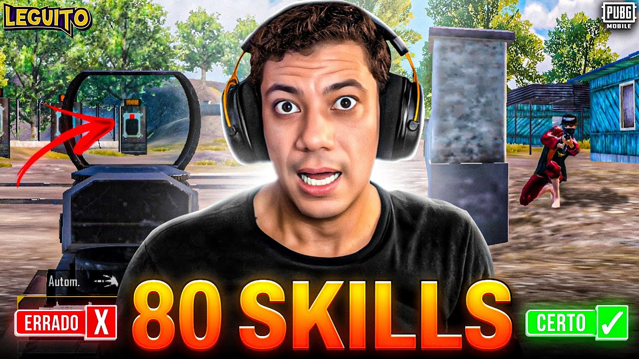 80 SKILLS PARA MELHORAR SUA JOGABILIDADE NO PUBG MOBILE