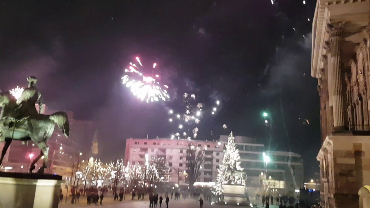 Neujahr 2018 Braunschweig Schloß Arkaden