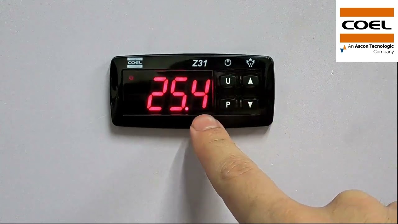 Control de temperatura COEL Z31 - Protección de parámetros mediante contraseña
