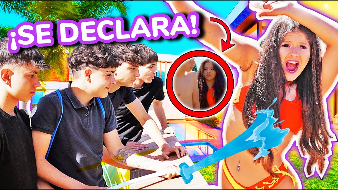 😱 MI VECINO SE DECLARA ❤️‍🔥NOS MOJAN en la PISCINA *se lia*