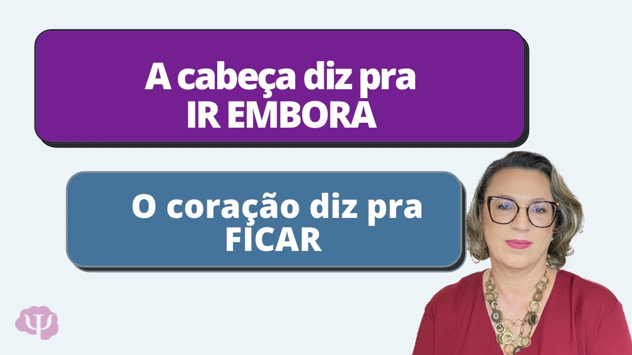 Quando ir embora é dolorido significa que seu coração não está de acordo com sua razão