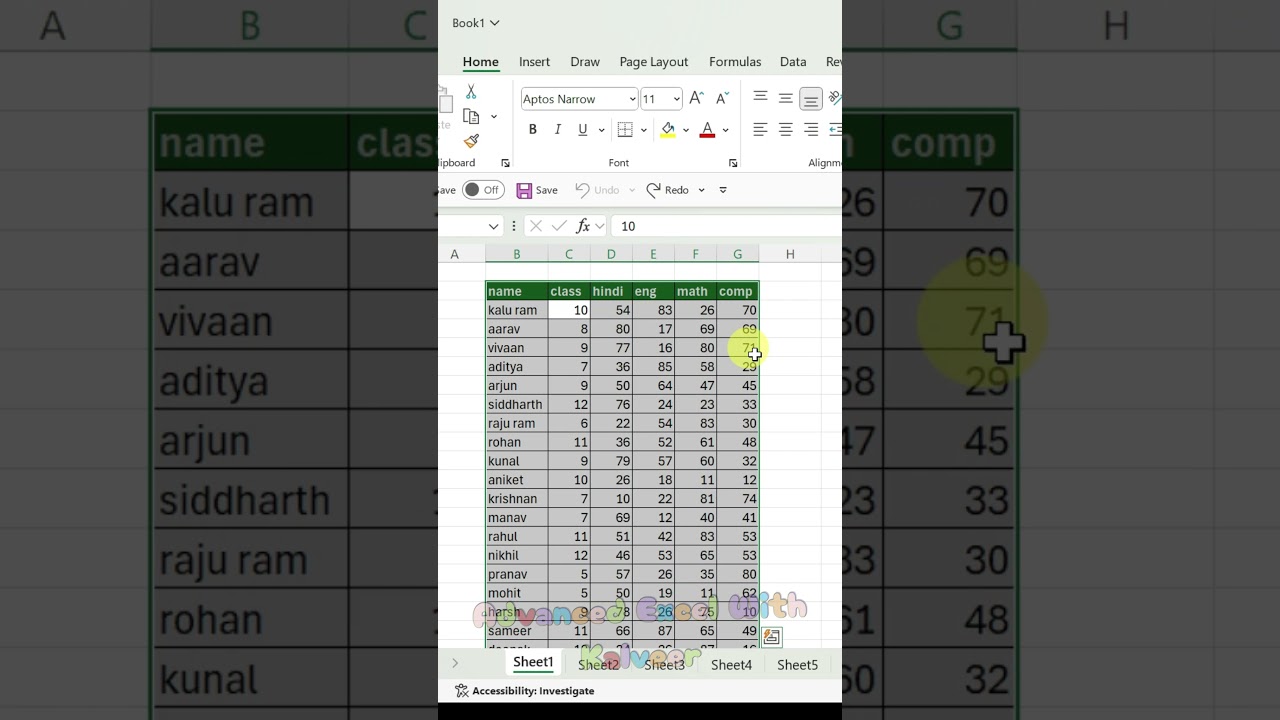 Excel Sort Option से Data को सही तरीके से कैसे Sort करें? | Easy Sorting Trick