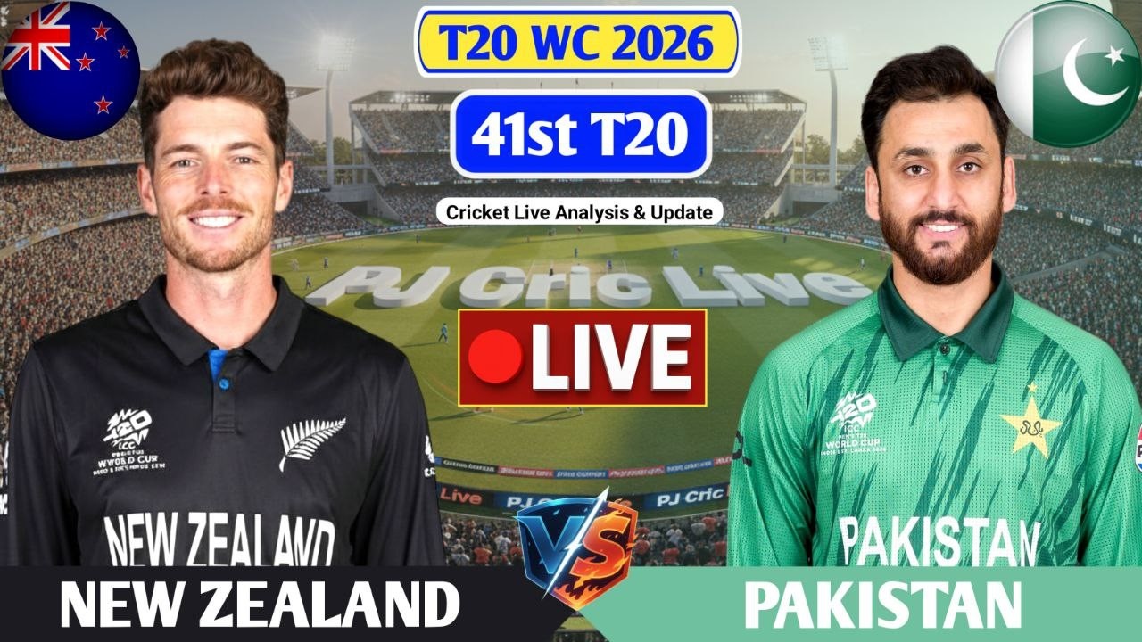 New Zealand Vs Pakistan 41st T20 Match | Live Score Analysis & Discussion | NZ vs PAK T20 Match
