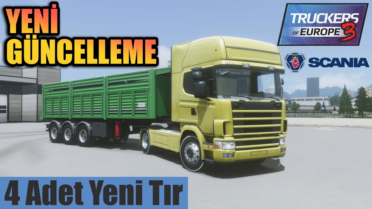 YENİ GÜNCELLEME | SCANIA 1995 R500 // 4 ADET YENİ SCANIA TIR EKLENDİ | TRUCKERS OF EUROPE 3 !!