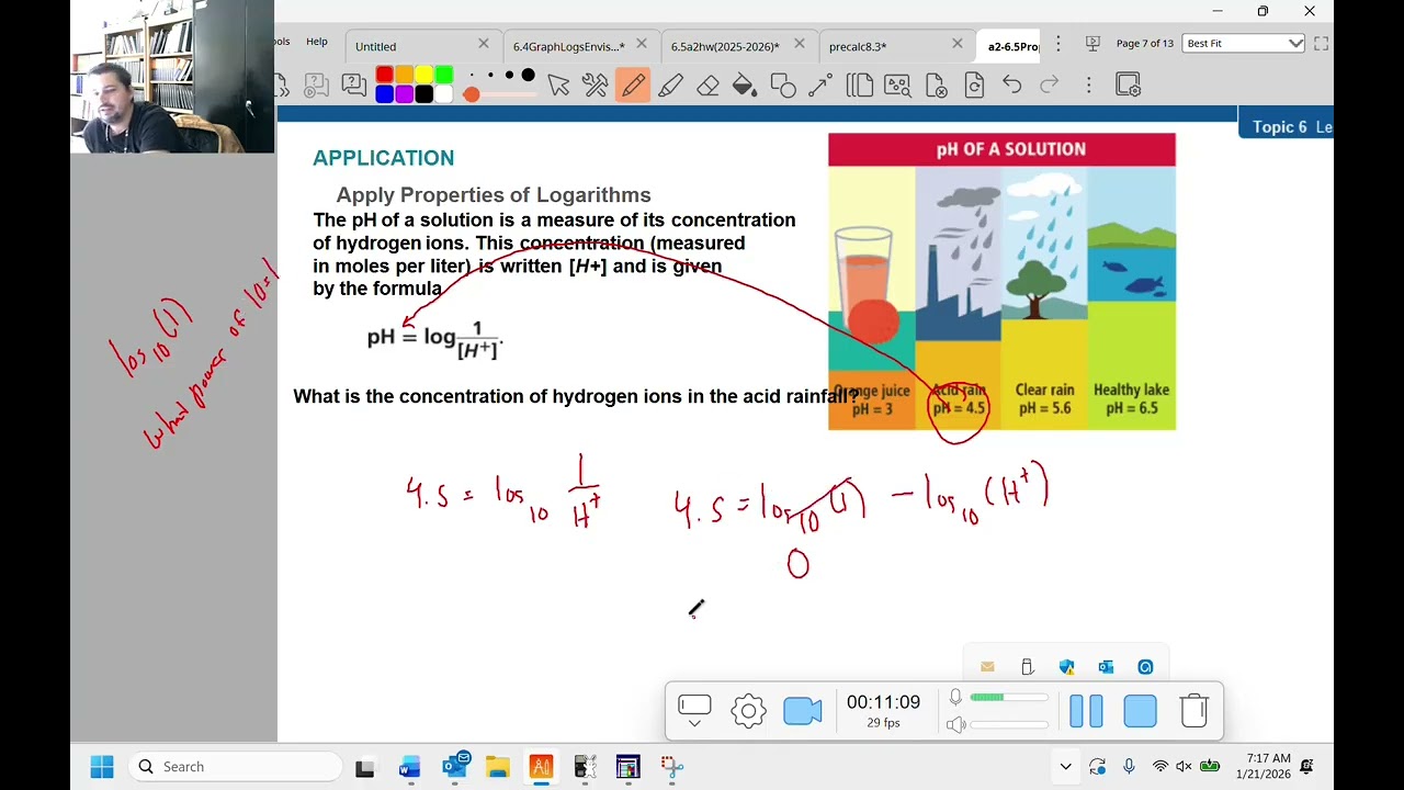 Envision Algebra II 6.5 Lecture