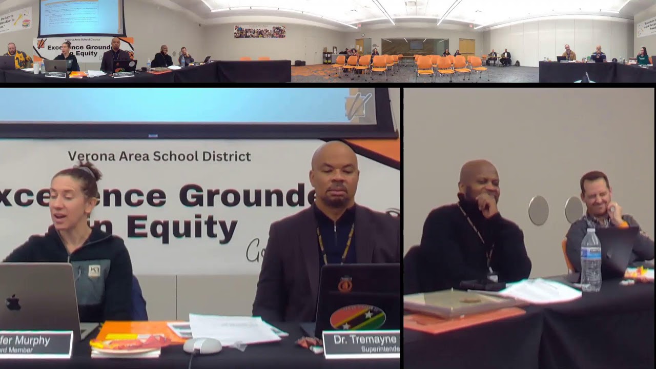 Verona Area School District Board of Education Meeting January 26, 2026