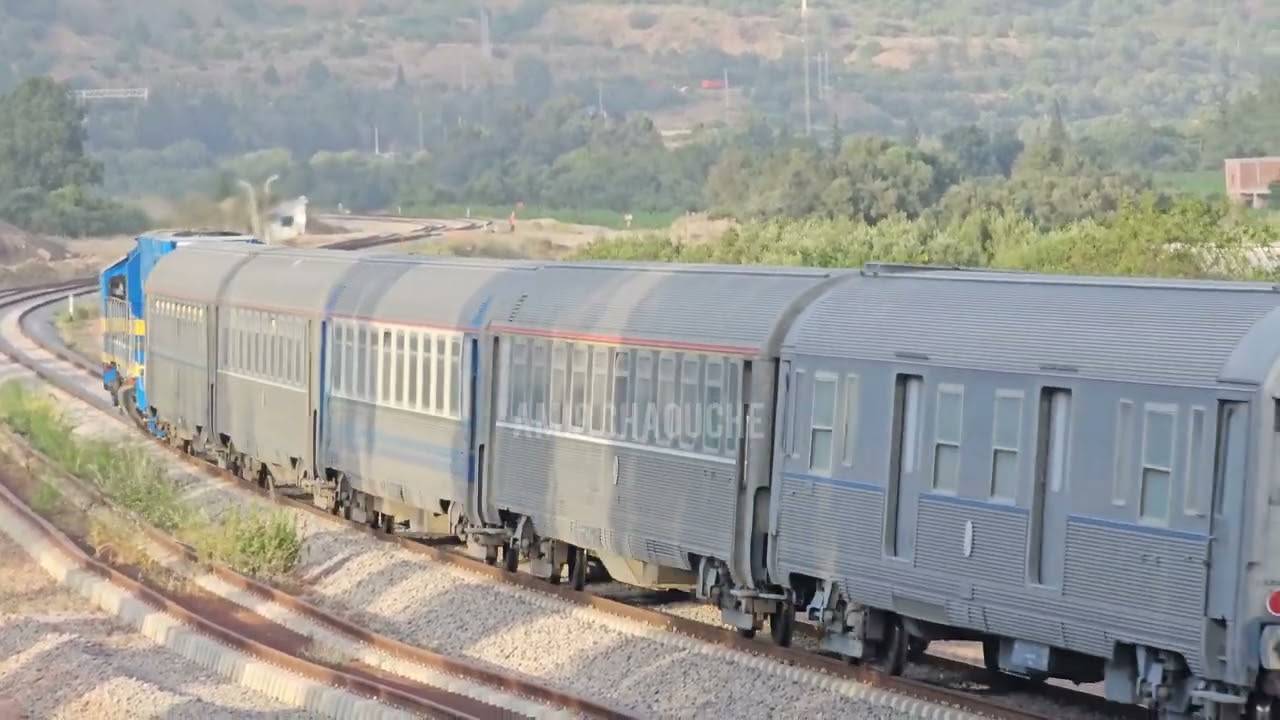قطار 1004 في جبال واد جر Train 1004 in the mountains of oued djarr