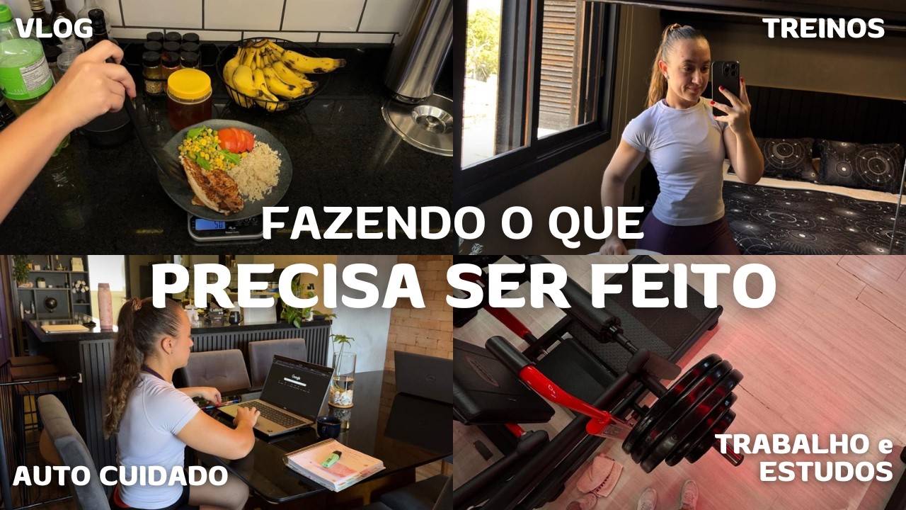 FAZENDO O QUE PRECISA SER FEITO (mesmo sem motivação) | rotina produtiva real