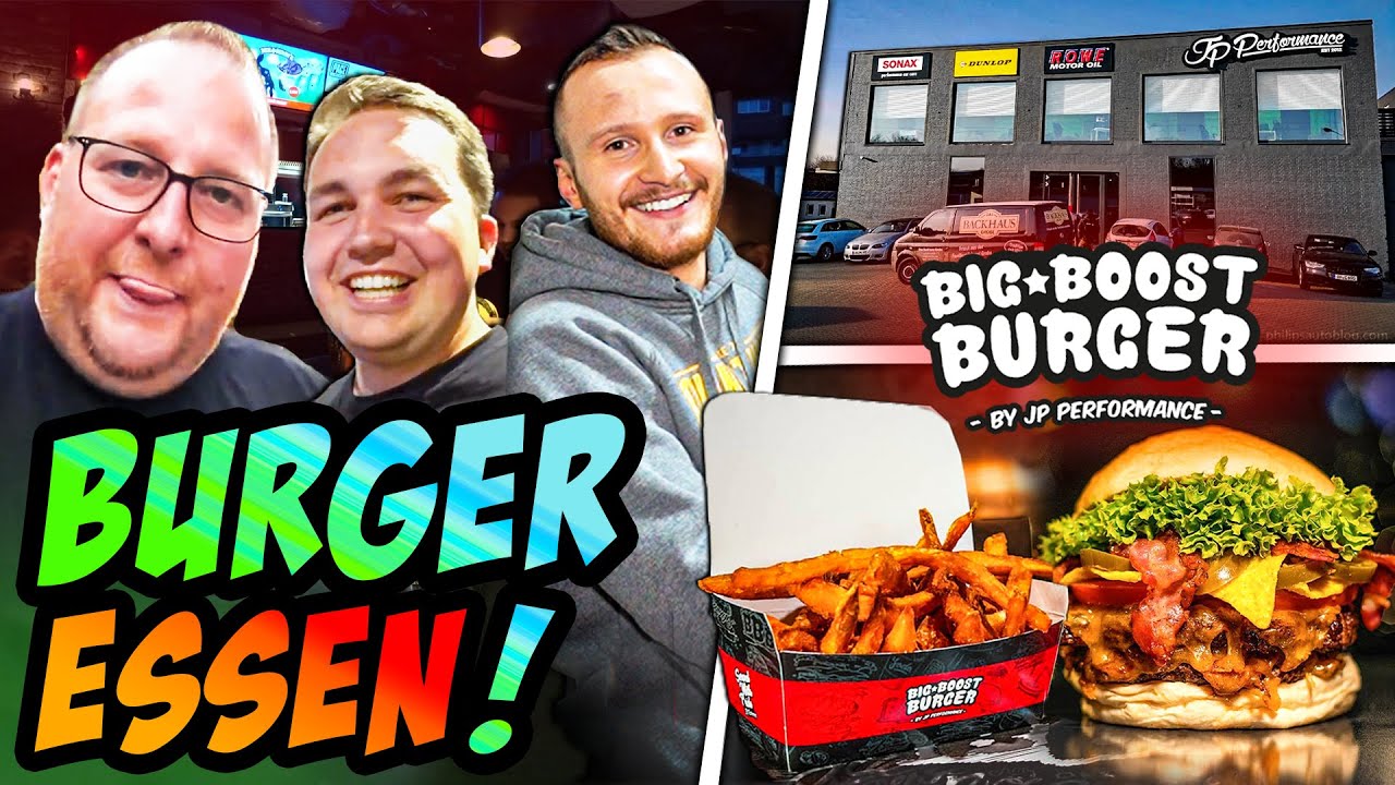 Marco, Micha & Sven bei BIG BOOST BURGER! (sehr lecker)
