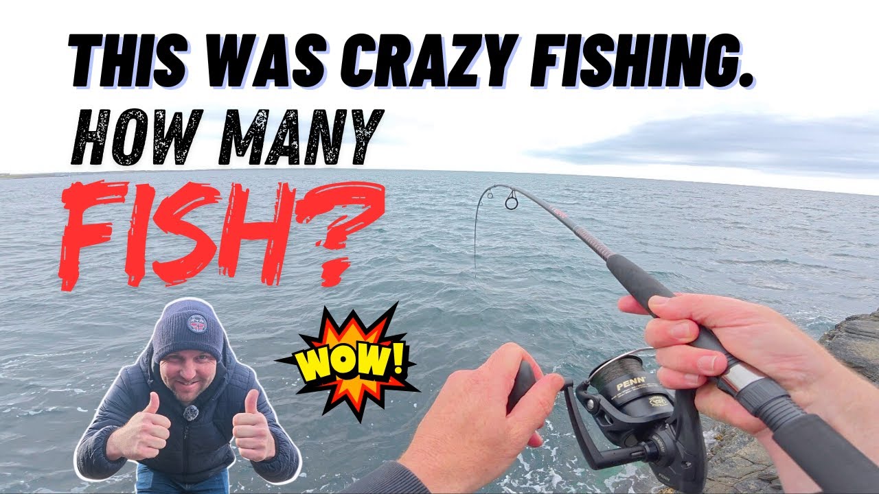 SEA FISHING from the ROCKS YOU CANT beat REAL BAIT | this was mental!!