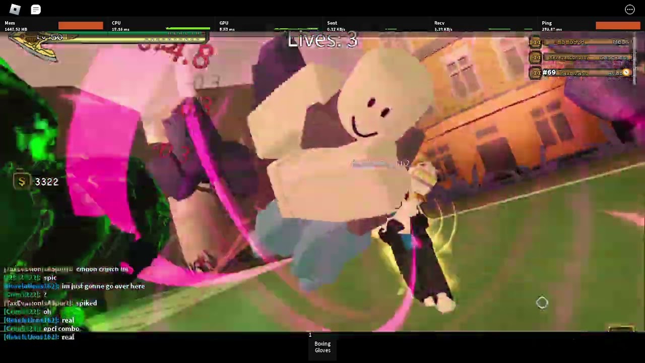 [YBA] Destroying a top #69 LB player on his ping 😴😴😴