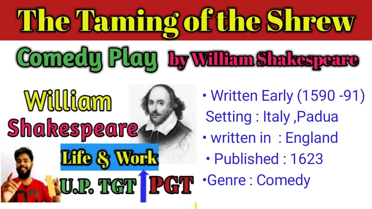 The Taming of The Shrew Comedy by William Shakespeare