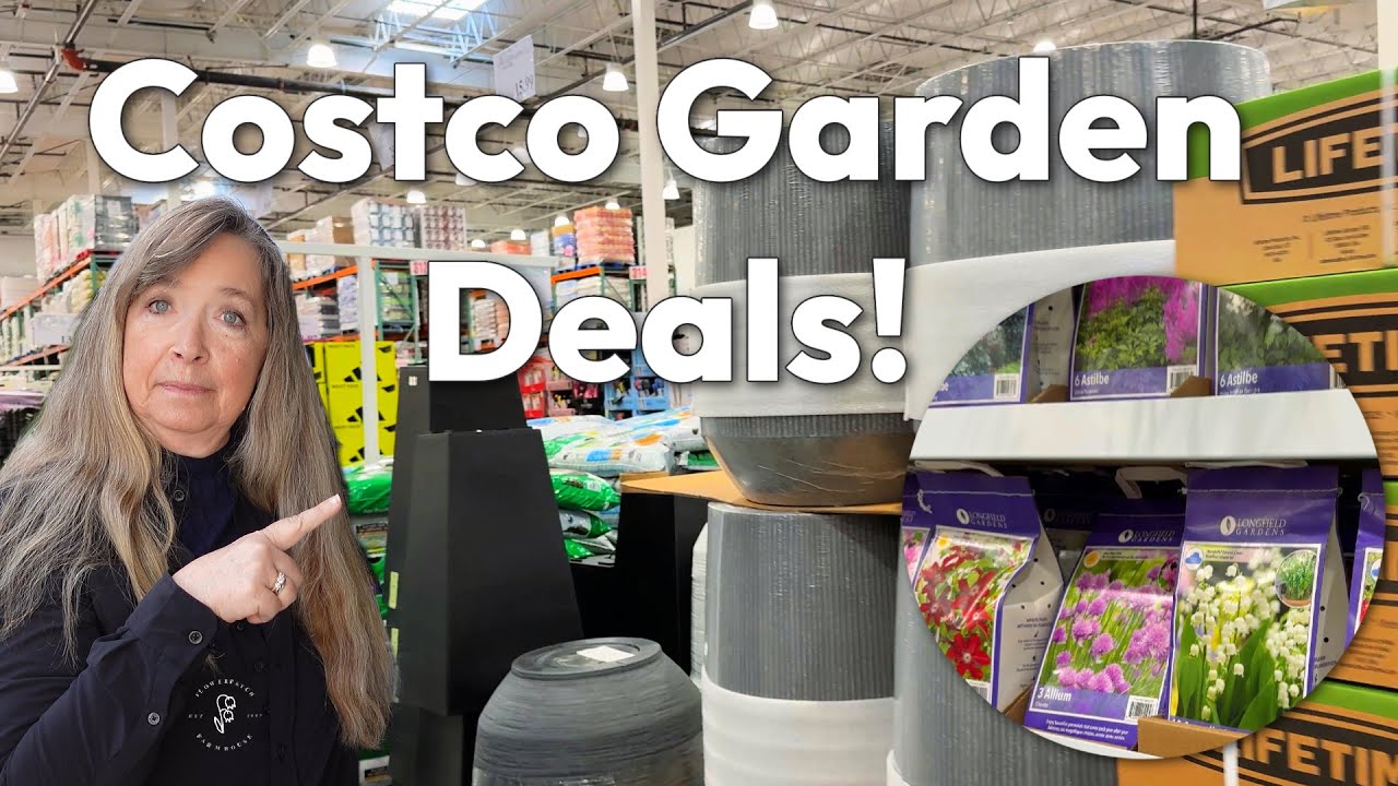 Costco Garden Bargains and Home Depot for Seeds!