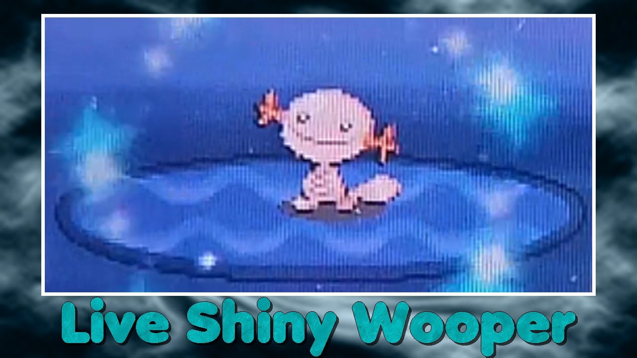 [PDM4-7][Live] Shiny Wooper / Axoloto after 21 896 REs!