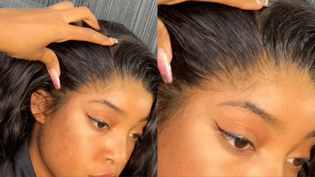 INSTALLING A WIG 1 INCH FROM EYEBROWS 🤭😳 | LOW HAIRLINE WIG TUTORIAL
